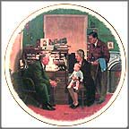 The Annual Visit Collector Plate by Norman Rockwell MAIN