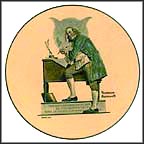 Ben Franklin Collector Plate by Norman Rockwell MAIN