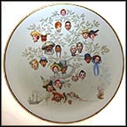 A Family Tree Collector Plate by Norman Rockwell MAIN