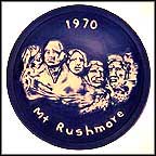 Mt. Rushmore Collector Plate by Judy Sutcliffe MAIN