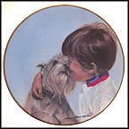 Friday's Child Collector Plate by Leon Barnard MAIN