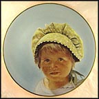 Monday's Child Collector Plate by Leon Barnard MAIN