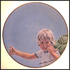 Thursday's Child Collector Plate by Leon Barnard MAIN