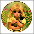 My Kitty Collector Plate by Margaret Keane MAIN
