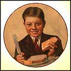 Butterboy Collector Plate by Norman Rockwell MAIN