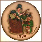 Christmas Trio Collector Plate by Norman Rockwell MAIN