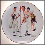 Missed! Collector Plate by Norman Rockwell MAIN