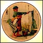 Whitewashing The Fence Collector Plate by Norman Rockwell MAIN