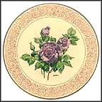 Angel Face Rose Collector Plate by Edward Marshall Boehm MAIN