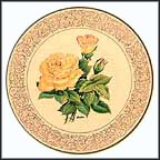 Peace Rose Collector Plate by Edward Marshall Boehm MAIN