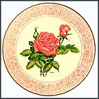Tropicana Rose Collector Plate by Edward Marshall Boehm MAIN