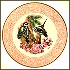 Downy Woodpecker With Flowering Cherry Collector Plate by Edward Marshall Boehm MAIN