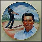 Gary Player - Champion Edition Collector Plate by Cassidy J. Alexander MAIN