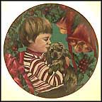 Christmas Morning Collector Plate by Violet Parkhurst MAIN
