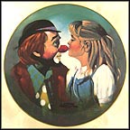 Kiss For A Clown Collector Plate by Chuck Oberstein MAIN
