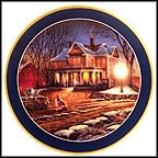 Lights Of Home Collector Plate by Terry Redlin MAIN
