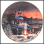 Sharing The Evening Collector Plate by Terry Redlin MAIN