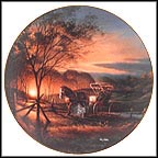 Morning Rounds Collector Plate by Terry Redlin MAIN