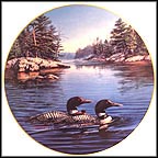 Loons Collector Plate by James A. Meger MAIN