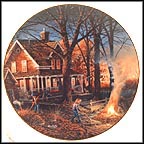 Autumn Evening Collector Plate by Terry Redlin MAIN