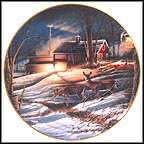 Night Mapling Collector Plate by Terry Redlin MAIN