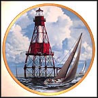 American Shoal Light Collector Plate by Howard Koslow MAIN