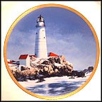Boston Light Collector Plate by Howard Koslow MAIN