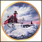 Eagle Harbor Light Collector Plate by Howard Koslow MAIN