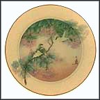 Oriental White Eyes Of Beauty Collector Plate by John Cheng MAIN