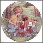 Picnic Pals Collector Plate by Patricia Brooks MAIN