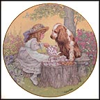 Tea For Two Collector Plate by Patricia Brooks MAIN