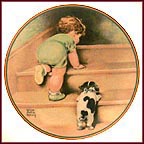 On The Up And Up Collector Plate by Bessie Pease Gutmann MAIN
