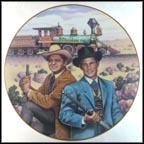 Wild, Wild West Collector Plate by K. Milnazik MAIN