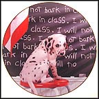 I Will Not Bark In Class Collector Plate MAIN