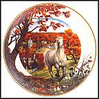 Autumn Grandeur Collector Plate by John Michael Vass MAIN