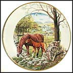 First Day Of Spring Collector Plate by John Michael Vass MAIN