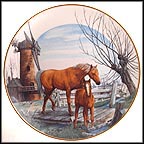 A Winter's Walk Collector Plate by John Michael Vass MAIN