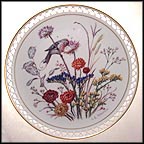January - Honesty, Shepherd's Purse and Grasses Collector Plate by Linda Thompson MAIN