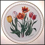 May - Lily of the Valley and Tulips Collector Plate by Linda Thompson MAIN