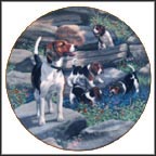 Beagles Collector Plate by Robert Christie MAIN