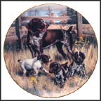 German Short-Haired Pointers Collector Plate by Robert Christie MAIN
