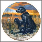 Labrador Retrievers Collector Plate by Robert Christie MAIN