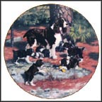 Springer Spaniels Collector Plate by Robert Christie MAIN