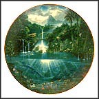 Sanctuary Of The Dolphin Collector Plate by John Enright MAIN