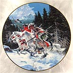 Land of The Winter Hawk Collector Plate by Frank McCarthy MAIN
