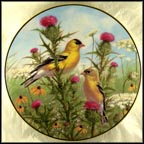 Golden Glories Collector Plate by Marc R. Hanson MAIN