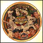 1969 Miracle Mets Collector Plate by Terrence Fogarty MAIN