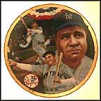 Babe Ruth's Called Shot Collector Plate by Terrence Fogarty MAIN