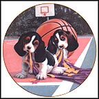 Bassetball Collector Plate by Jim Lamb MAIN