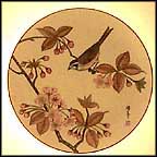 The Cherry Blossom Brocade Collector Plate by Shunsuke Suetomi MAIN